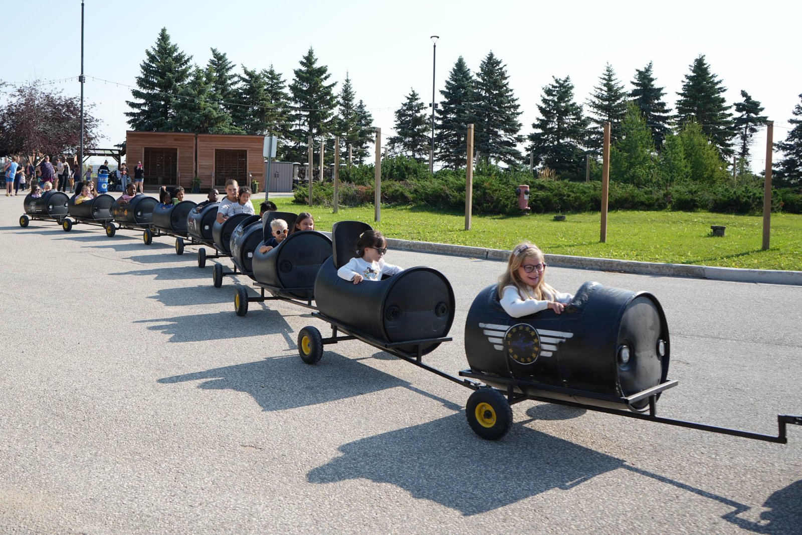 Barrel train rental event Steinbach